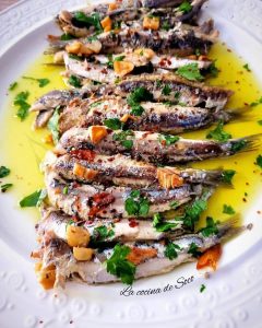 Boquerones a la Bilbaína